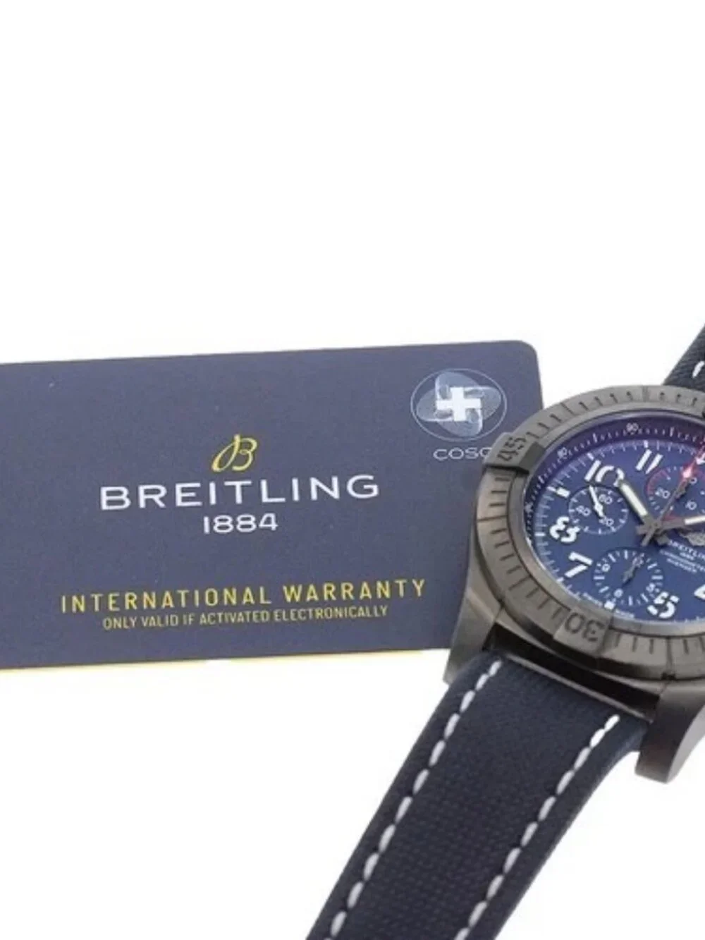 BREITLING Super Avenger 48 Night Mission V13375 Navy Dial Automatic Men's_966396